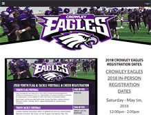 Tablet Screenshot of crowleyfootball.com